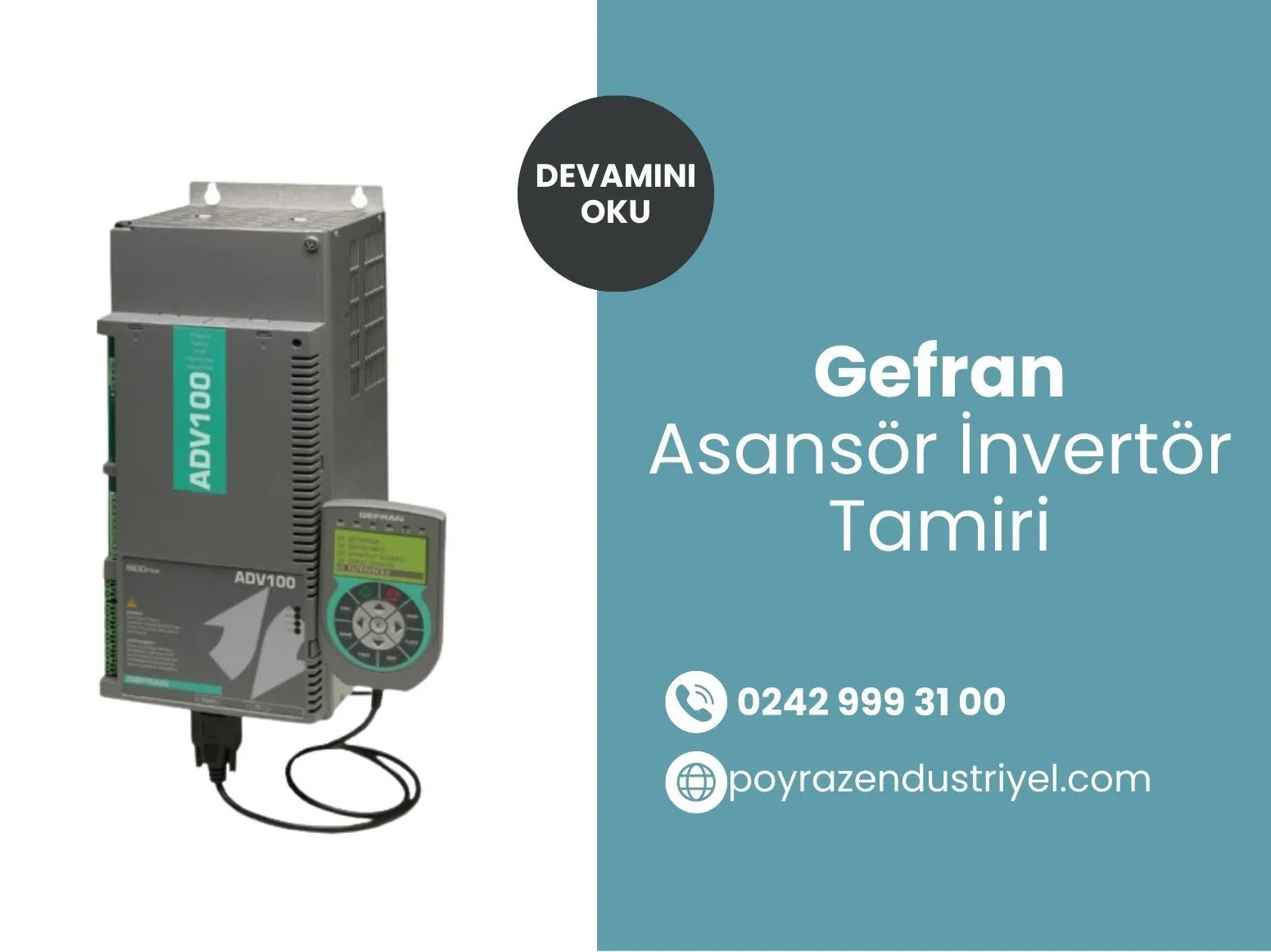 Gefran Asansör İnvertör Tamiri